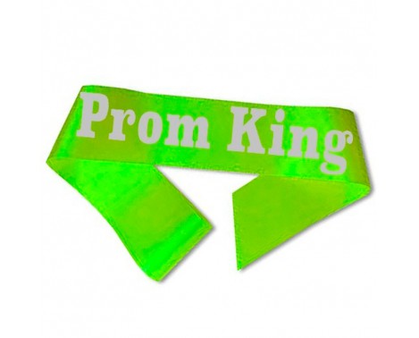 Prom King Ordensbånd Neon Grøn