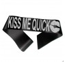 Kiss me quick ordensbånd i sort