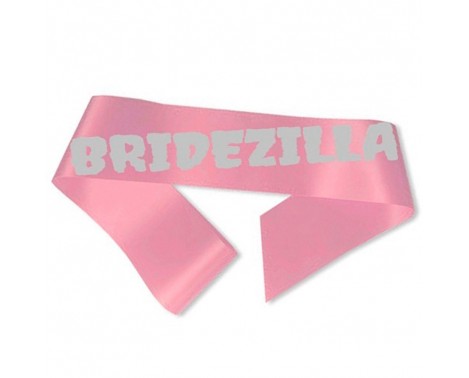 Bridezilla Ordensbånd pink