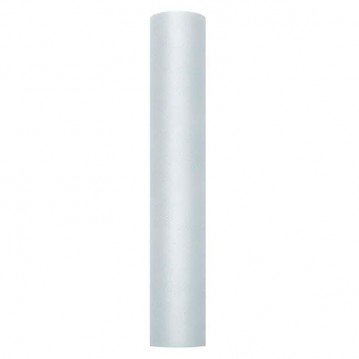 1 stk. Tyl Grå 30 cm x 9 m – Perfekt til elegante dekorationer og begivenheder