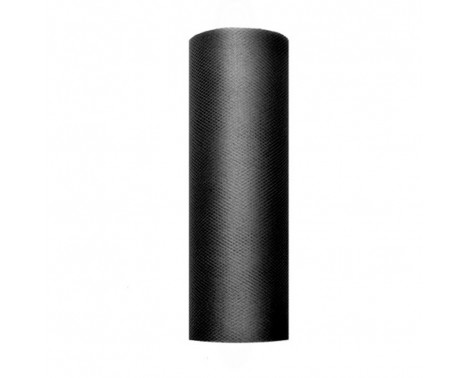 Tyl i Sort 0,15 x 9 meter.