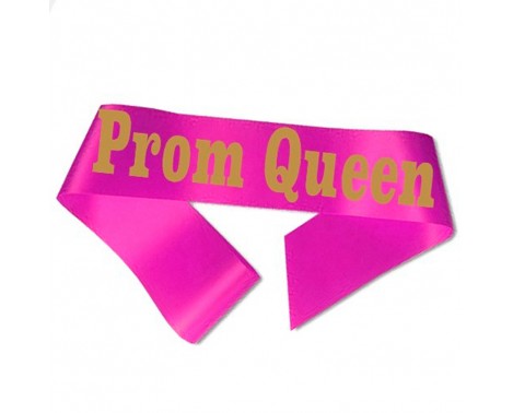 Prom Queen Ordensbånd Fuchsia Prom Queen Ordensbånd Fuchsia