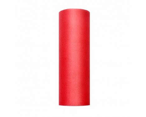 Tyl i Rød 0,15 x 9 meter.