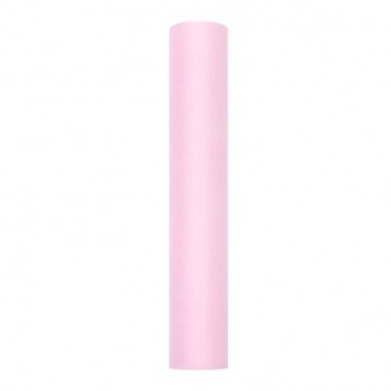 Tylrulle lyserød 30 cm x 9 m – Elegant polyester til bryllup, fest & kreativ dekoration