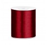 Satinbånd 100mm x 25m Bordeaux 25meter. Glat silkelook