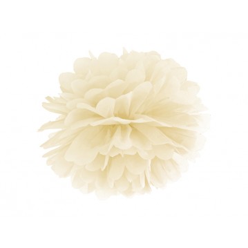 Pom Pom Creme Silkepapir 35 cm – Skab elegance til bryllup og fest