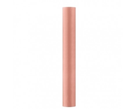 Satin coral - 36 cm x 9 meter Satin coral - 36 cm x 9 meter