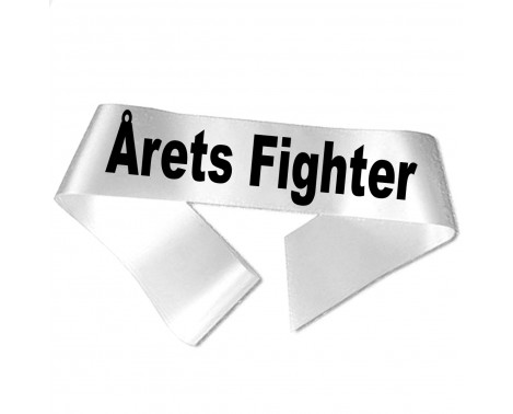 Årets Fighter sort tryk - Ordensbånd