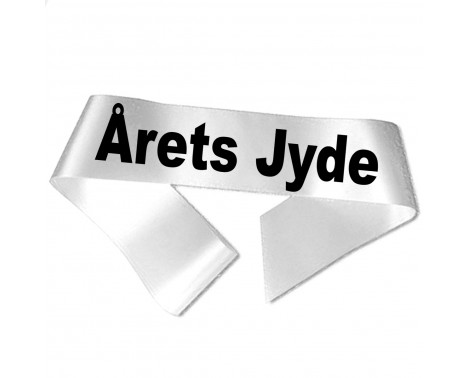 Årets Jyde - Sort tryk - Ordensbånd