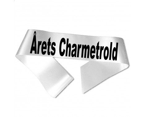 Årets Charmetrold - Sort tryk - Ordensbånd Årets Charmetrold - Sort tryk - Ordensbånd