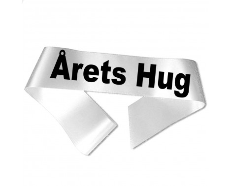 Årets Hug - Sort tryk - Ordensbånd Årets Hug - Sort tryk - Ordensbånd