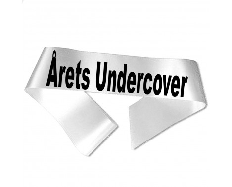 Årets Undercover - Sort tryk - Ordensbånd