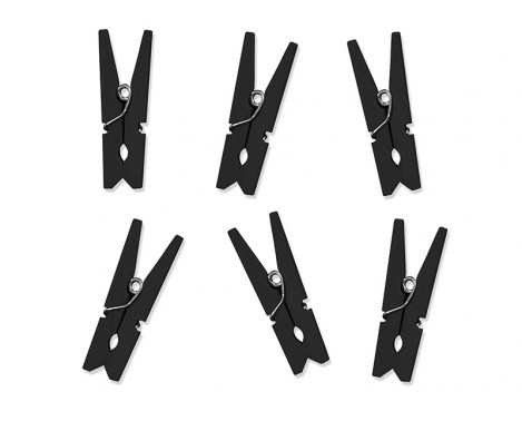 10 stk Sort klemmer 3,5 cm 10 stk Sort klemmer 3,5 cm