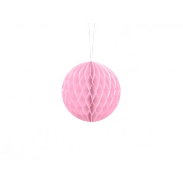 Lyserød Honeycomb Bolde Ø10 cm – Tilføj elegance til festen med et klik