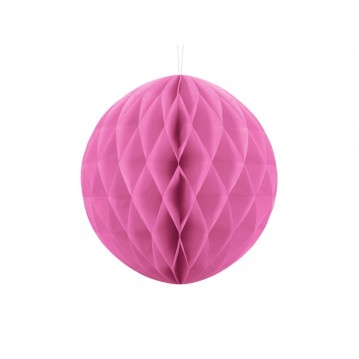 Pink honeycomb 30 cm - papir bikube
