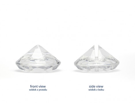 10 stk Klar diamanter til bordkort 10 stk Klar diamanter til bordkort