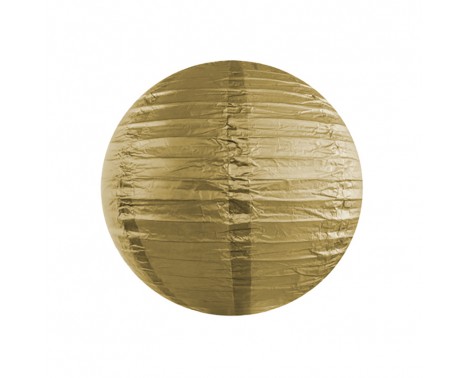 Rispapirlampe Guld 35 cm