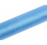 Organza Himmelblå 0,16 x 9 meter - glat silkelook