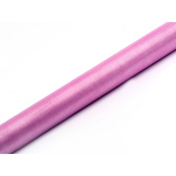 Organza Pink 0,36 x 9 meter - glat silkelook