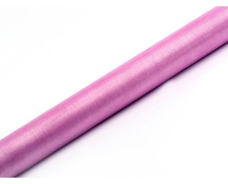 Organza Pink 0,36 x 9 meter - glat silkelook