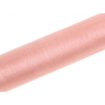 Organza Bordløber Lys Rosa 16 cm x 9 m – Ideel til enhver festlig lejlighed