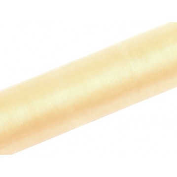 Organza Bordløber Creme 16 cm x 9 m – Perfekt elegance til enhver fest