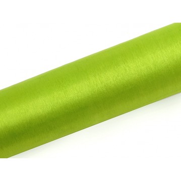 Organza Limegrøn 16 cm x 9 m – Perfekt elegance til enhver fest
