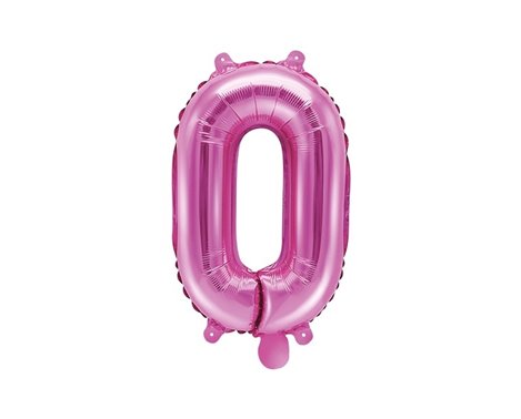 Hot pink 0 tal ballon - ca 35 cm