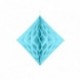 Lyseblå diamant honeycomb 20 cm
