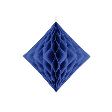 Mørkeblå diamant honeycomb 30 cm