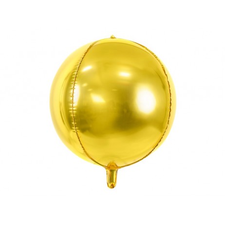 Folieballon bold 4D - guld 16"