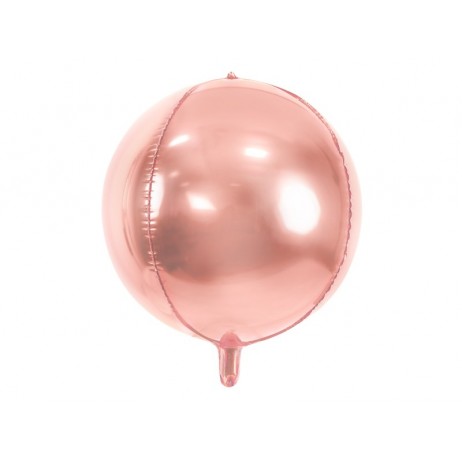 Folieballon bold 4D - rose guld 16"