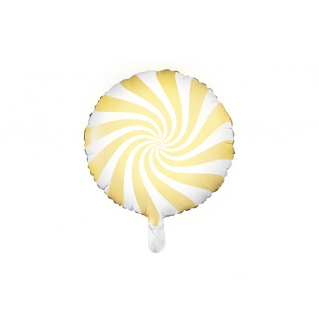 Folieballon Candy - lysegul 18"