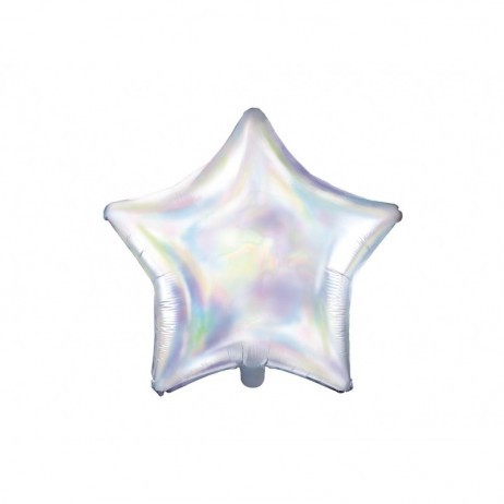 Iridescent Stjerne 18" folieballon
