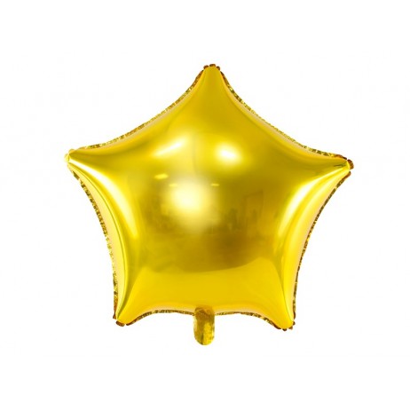 Guld Stjerne 18" folieballon