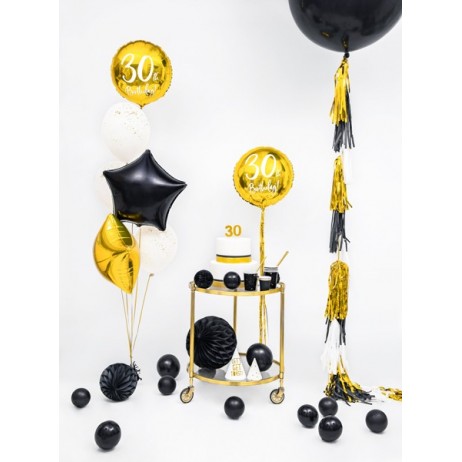 Guld Stjerne 18" folieballon Guld Stjerne 18" folieballon