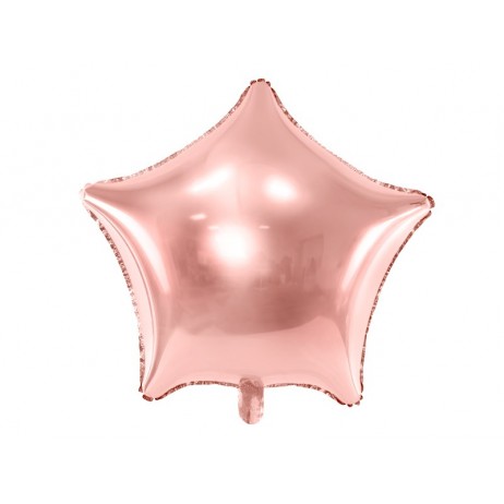 Rose guld Stjerne 18" folieballon