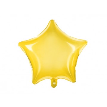 Neon gul stjerne 18" folieballon Neon gul stjerne 18" folieballon