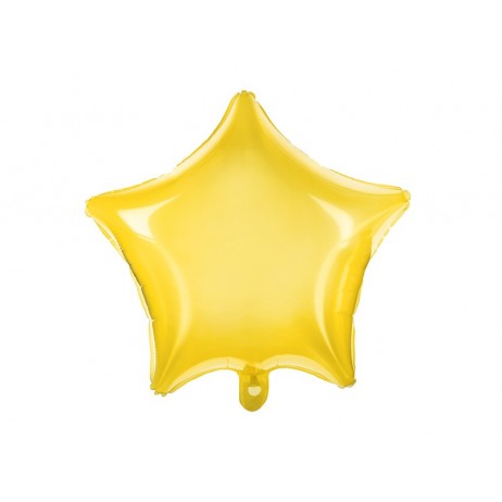 Neon gul stjerne 18" folieballon Neon gul stjerne 18" folieballon