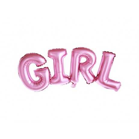 GIRL - tekst 13"- folieballon