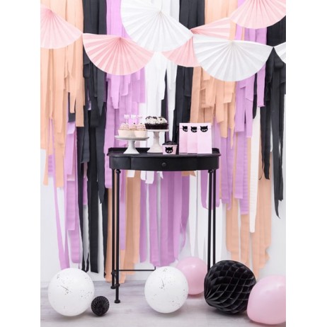 3m Guirlande 40 cm rosetter i hvid 3m Guirlande 40 cm rosetter i hvid