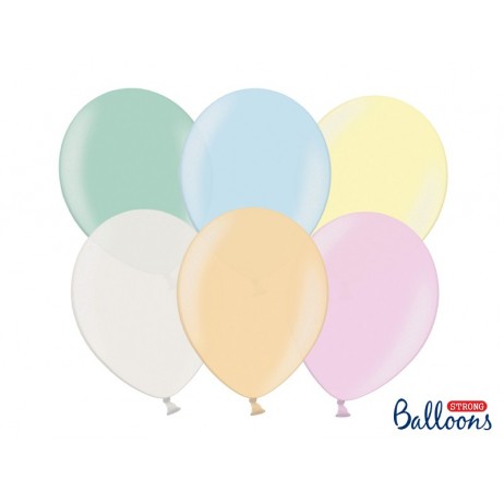 100 stk Perle mix farvet balloner - str 9"