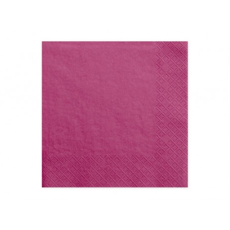 20 stk. Fuchsia frokostservietter