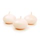 50 stk uparfumerede flydelys creme