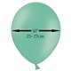 10 stk Standard mintgrøn balloner - str 10"