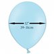 10 stk blå balloner standard - str 12"