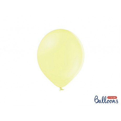 100 stk Standard pastel gul balloner - str 9"