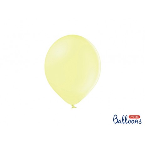 100 stk Standard pastel gul balloner - str 9" 100 stk Standard pastel gul balloner - str 9"
