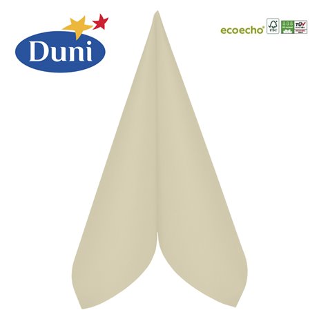 20 stk. Creme Duni middagsservietter- Tissue 20 stk. Creme Duni middagsservietter- Tissue