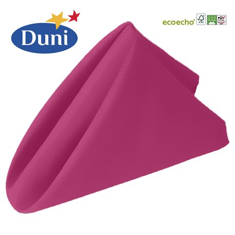 12 stk Fuchsia Dunisoft middagsservietter